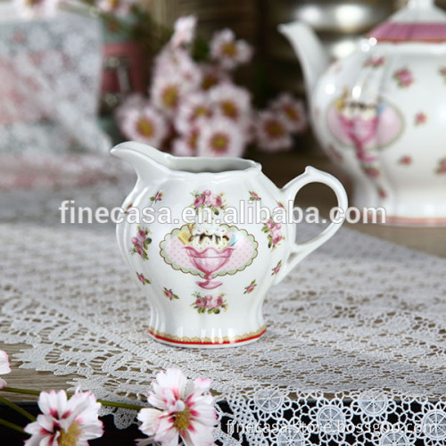 Elegant New Bone China Tea Sugar Creamer Pots
